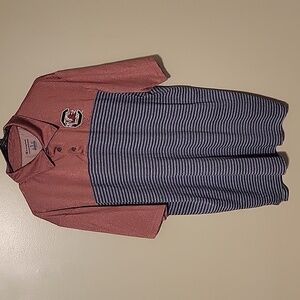 Champion Golf Polo Short Sleeve Shirt Red/Gray‎ Mens Size XL
